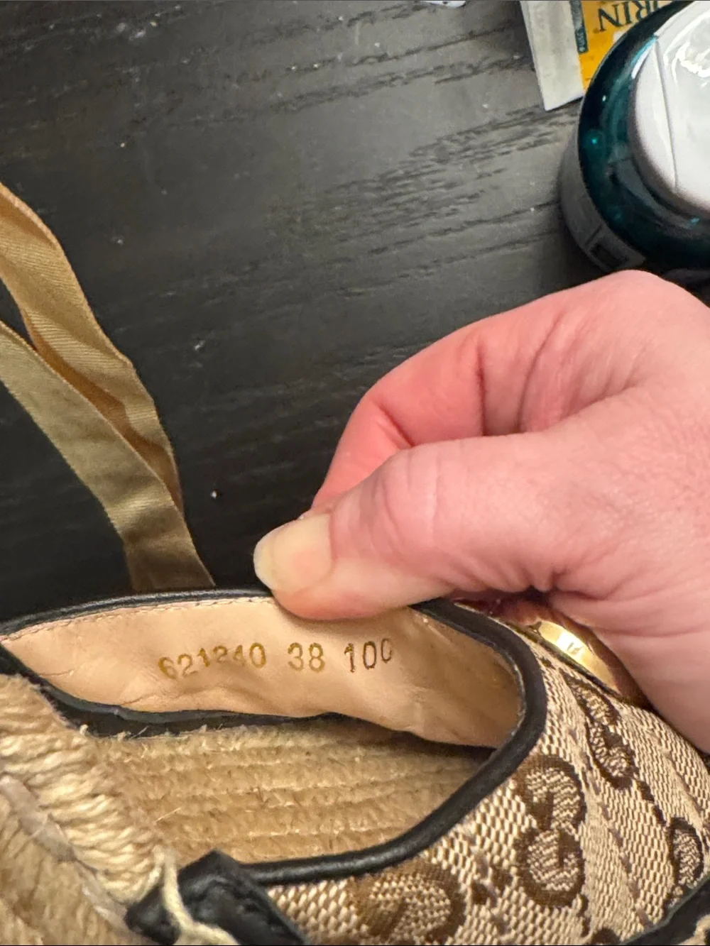 Gucci espadrille wedges